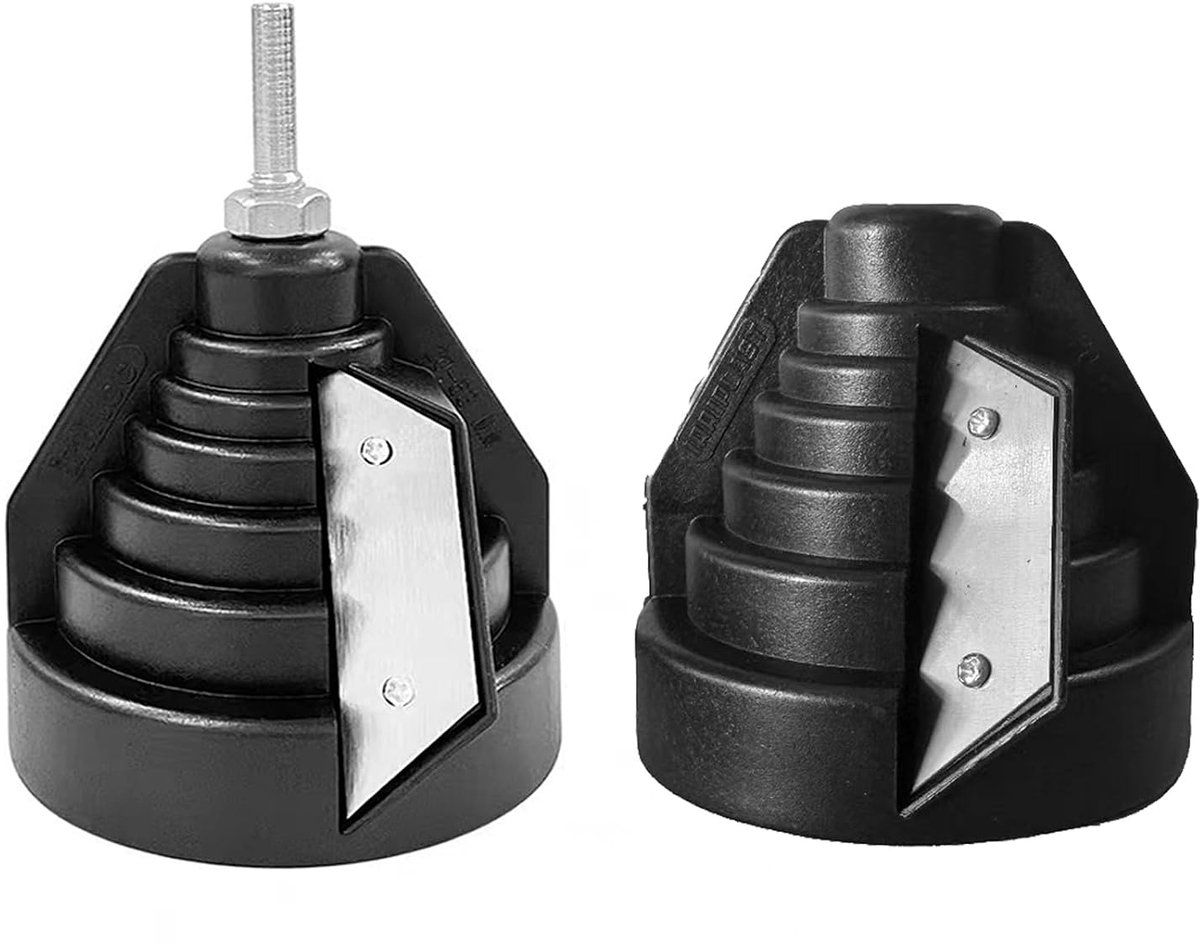 SnelShoppen - 2 Stuks Verschillende Plastic Pijp Vellingtools, Pijp Ontbraamtools voor 20-63mm Plastic Pijpen, Ontbraamtools voor PVC, ABS, PP, PE Pla