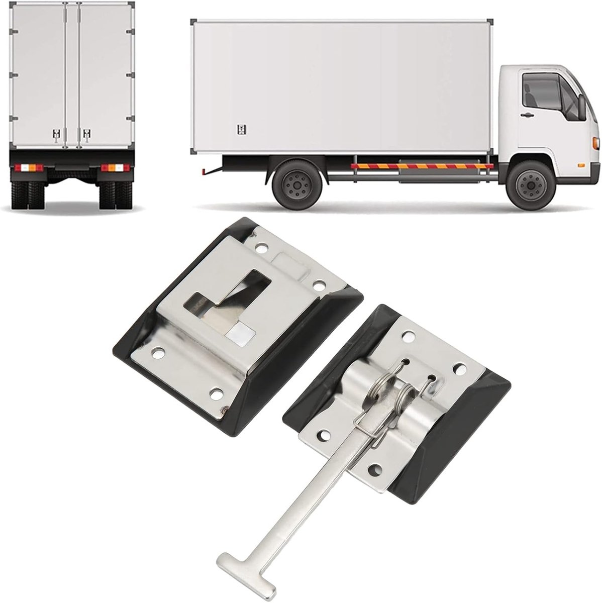 SnelShoppen - T-Style Deurhouder voor RV, Caravan, Trailer, Hoogwaardige Deurstopper van 316 RVS, Voor Buiten, Camping, Van, Voor Deur, Duurzaam en Be