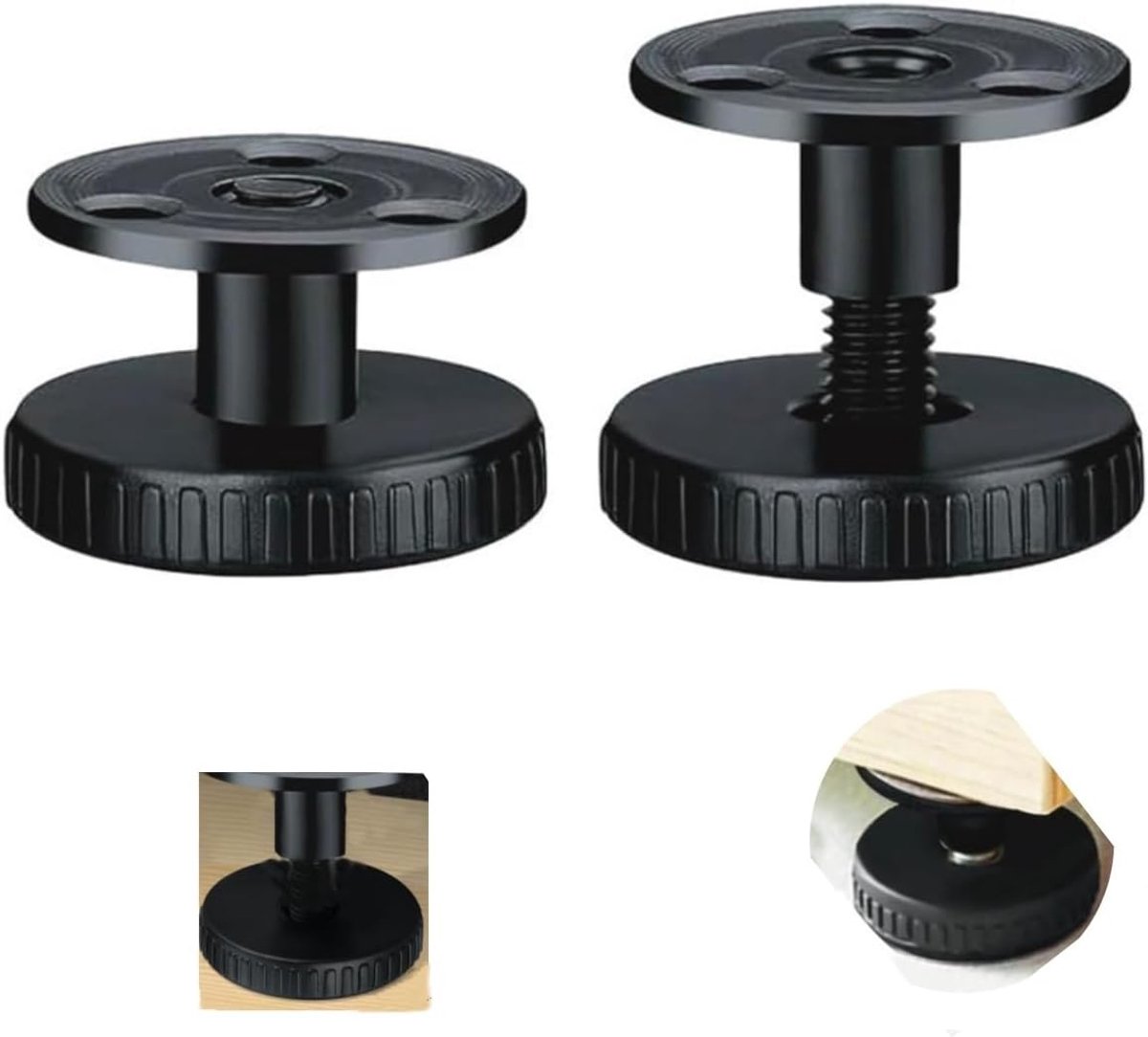 Bed frame stopper 4pcs - verstelbaar en anti-schok - voor stabiele bevestiging - vermindert geluid en krassen - ShopVlot