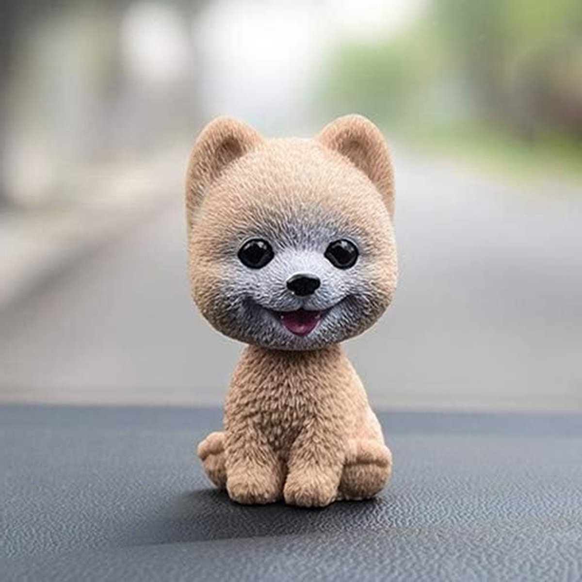 Hondenauto Decoratie - Dashboard Figuur - Auto Interieur - Schudt Hoofd - 9.5 x 6 cm - Kleur1