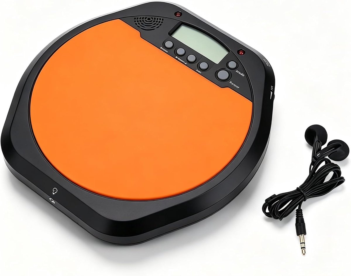 SnelShoppen - Elektronische Drummer, Digitale Oefen Pad, Drum Practice Pad met Metronoom, Inclusief Oordopjes voor Beginners, Ideaal voor Thuisgebruik