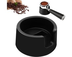 Professionele Koffie Tamper Station met Antislip Siliconen Tamperplaat, Ronde Espresso Tamping Basis, Barista Accessoires voor Thuis en Koffiebar, Perfect voor Koffieliefhebbers
