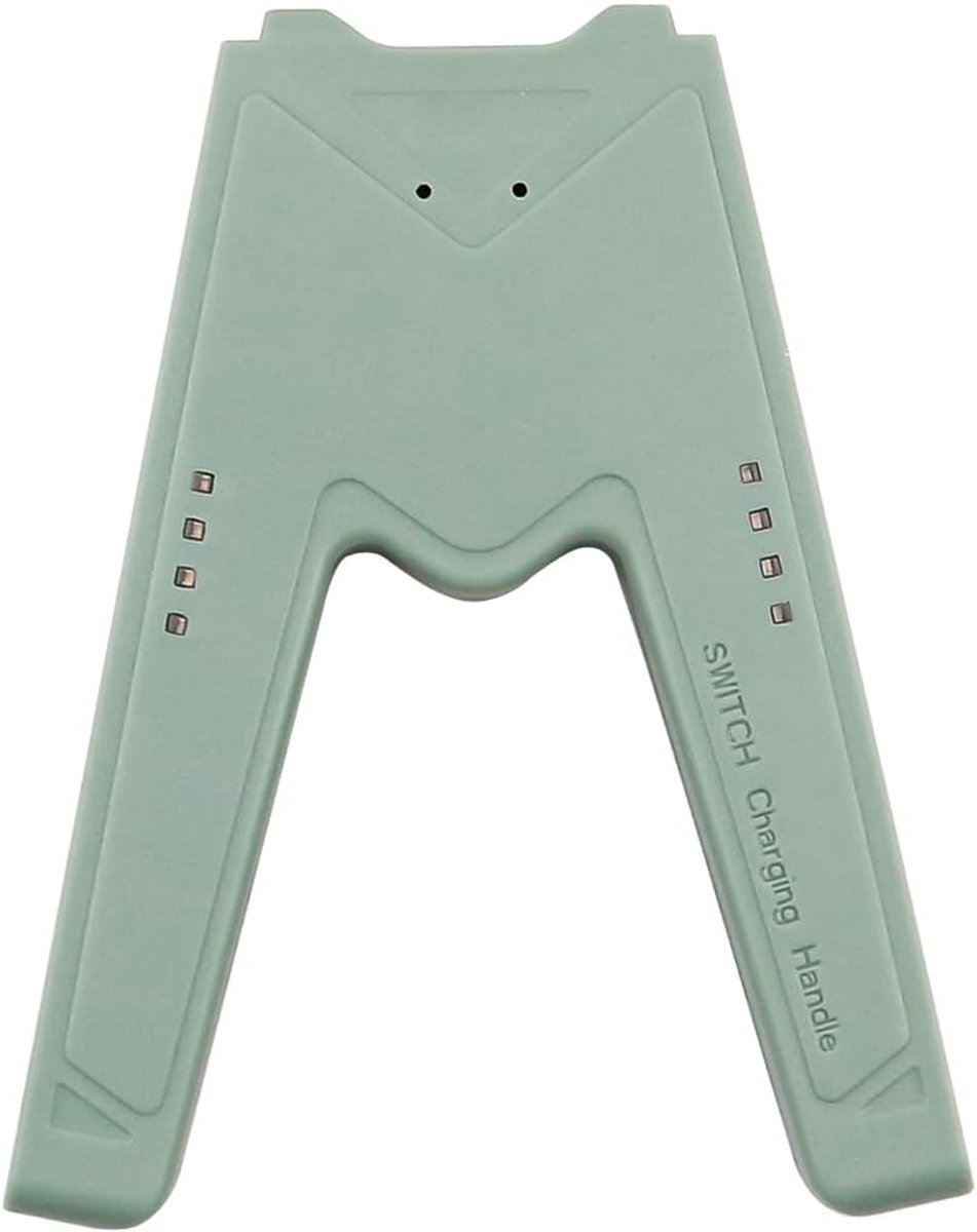 SnelShoppen - Oplaadhendel, Handgreep Gaming Grip Controller, Avocado Groen, Type-C, Duurzaam ABS, Speel Terwijl Je Oplaadt, Lichtgewicht Reisaccessoi