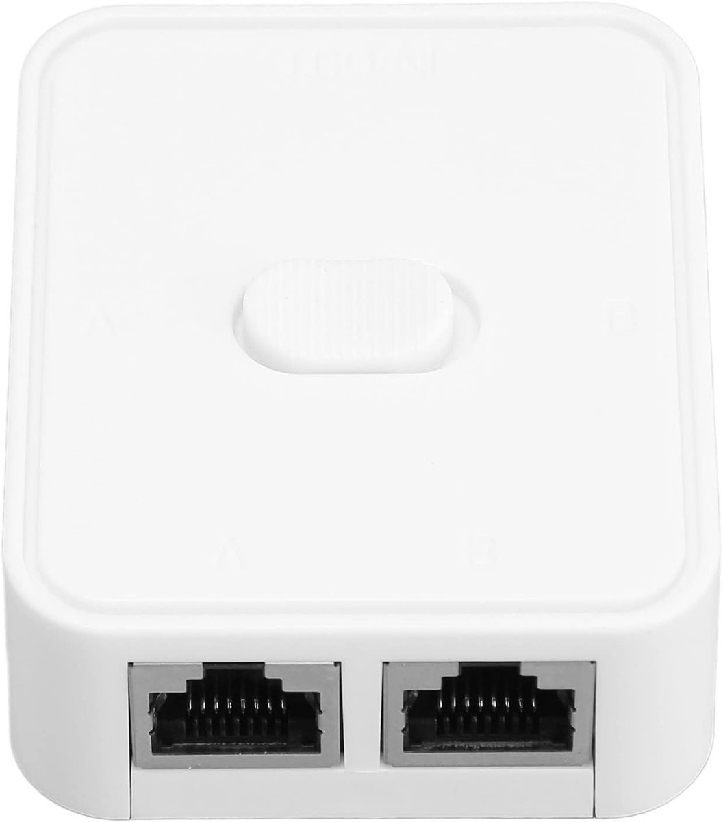 LAN switch 2 poorten - ethernet switch 10/100/1000Mbps - PoE extender - ideaal voor netwerkuitbreiding - ShopVlot