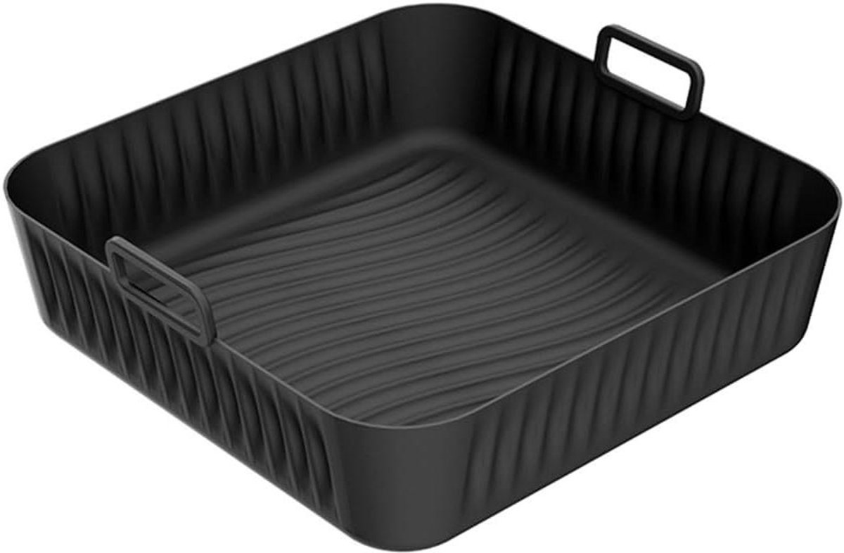Airfryer Siliconen Bakvorm - Airfryer Liner Bakpapier - Gemakkelijk Koken - Met Hoge Ribbels
