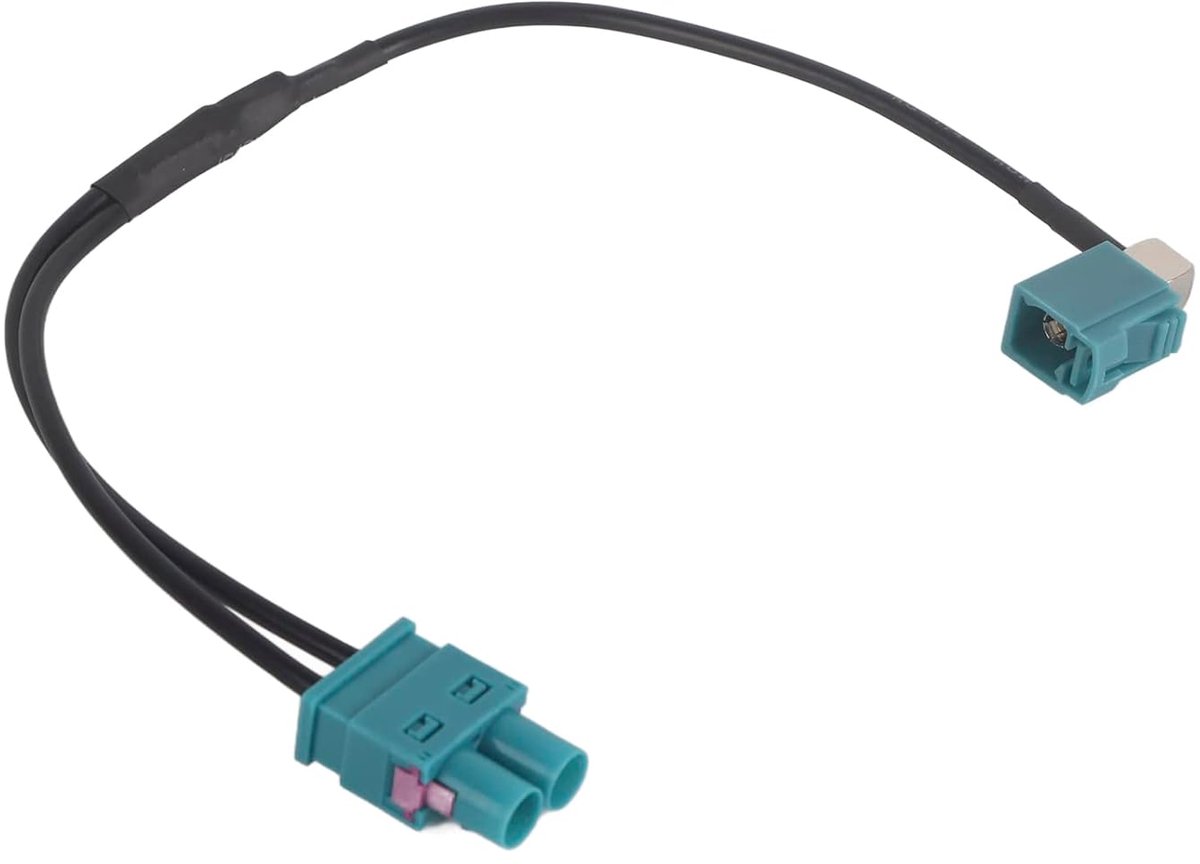 SnelShoppen - 2 naar 1 MIB Antenne Adapter - Eenvoudige Installatie - Slijtvast en Sterk Materiaal - Voor Auto Radio - Hoogwaardige Verbinding