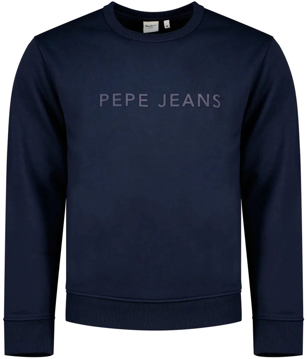 Pepe Jeans Jefferson Big Logo Sweatshirt Blauw L Man