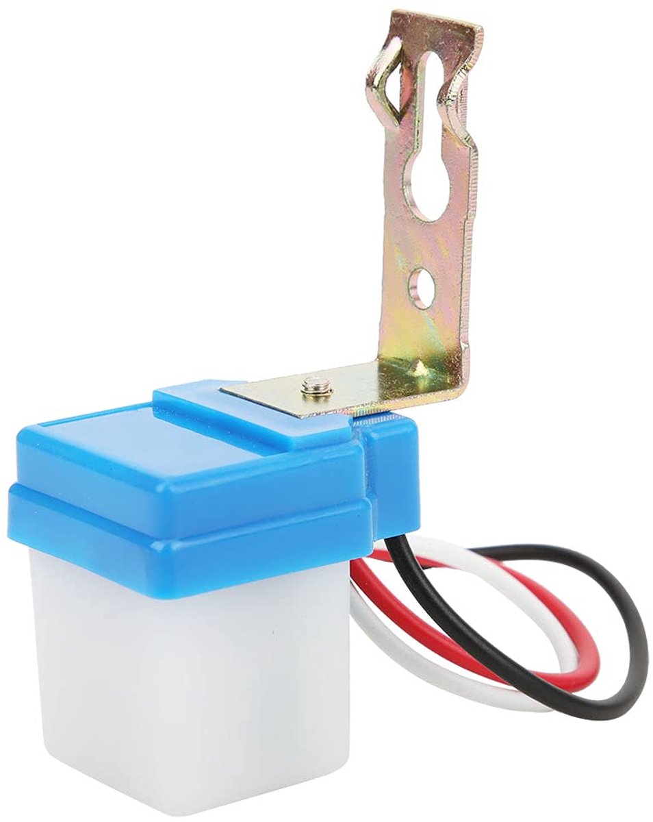 SnelShoppen - 2x Automatische Straatlamp Schakelaars, Hoogwaardige Lichtcontrole, Sensor Schakelaars voor Tuin en Fabrieken, 24V, Vertraging 0.1 Sec
