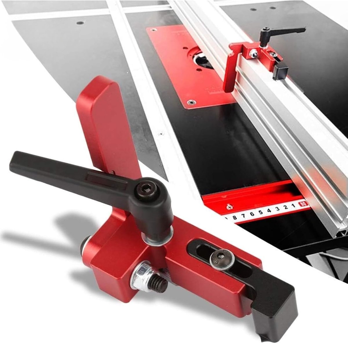 SnelShoppen - T-track stop type 75 voor Miter Track, T-slot limiter, hoogwaardig gereedschap voor houtbewerking, duurzaam staal, ideaal voor DIY proje