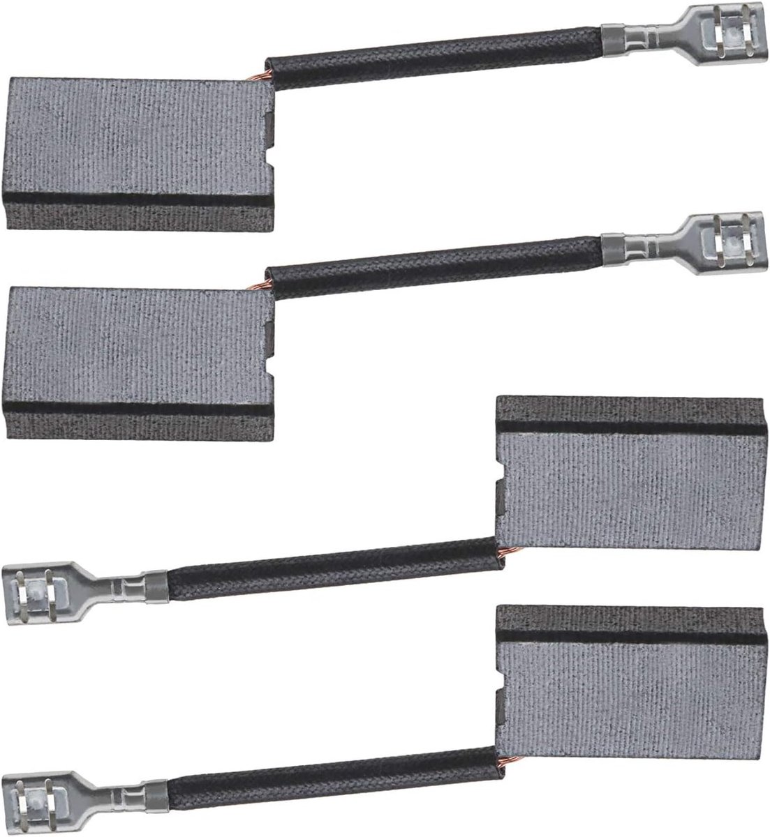 SnelShoppen - 4Pcs Carbon Borstels Compatibel met Zaag DW716EXPS DW717XPS DW708 DW712 DW716E 22.5x12.5x6.2mm Ideaal voor Houtbewerking