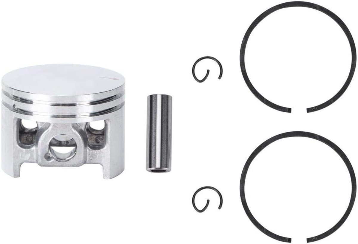 SnelShoppen - 44mm Piston Kit met Seal voor Kettingzaag 026 MS260 - Hoogwaardige Metaal, Eenvoudige Installatie, Duurzaam en Waterdicht