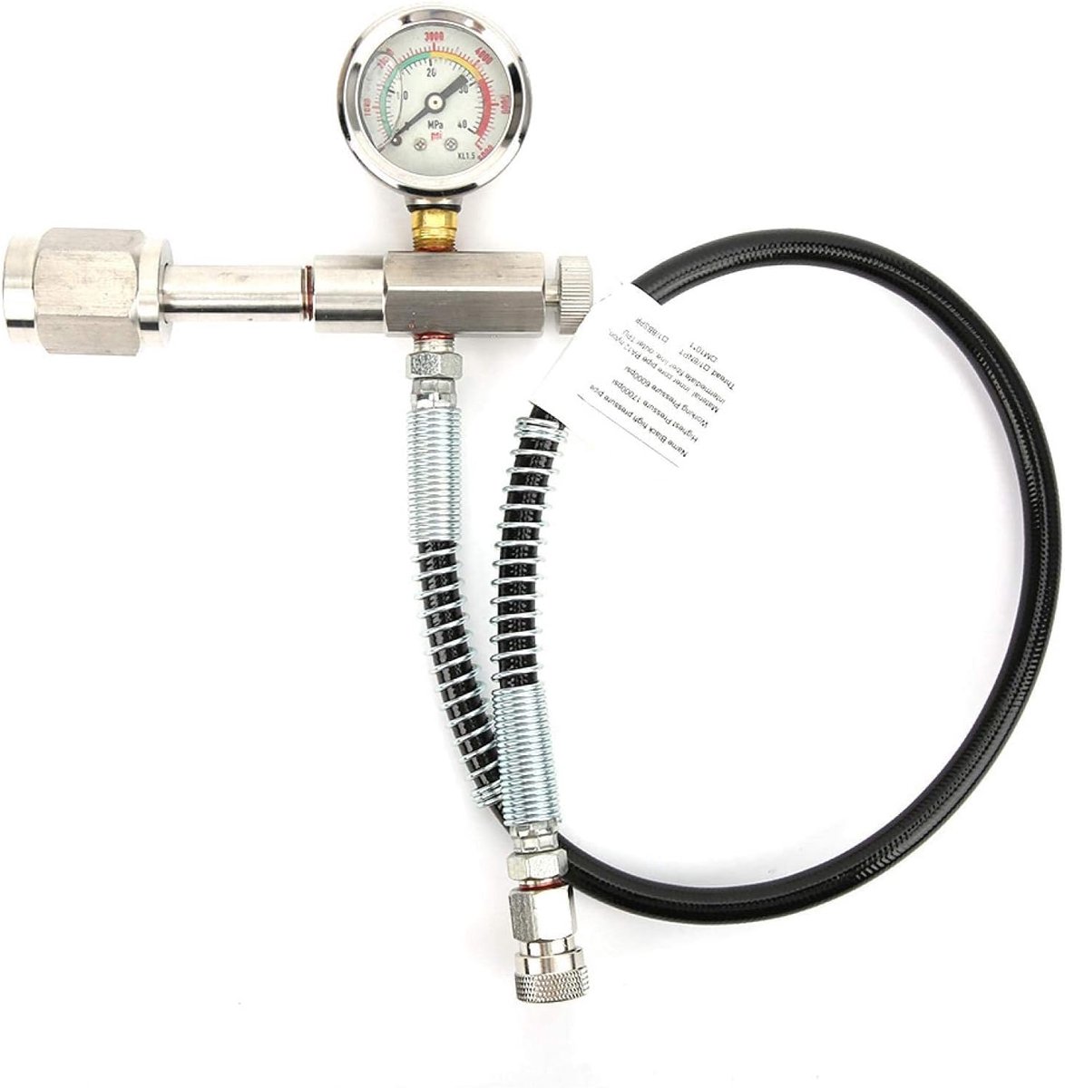SnelShoppen - Air Fill Adapter RVS 347 Hex Meter Luchtvulventiel Vulstation Vulkit Buiten Adapter