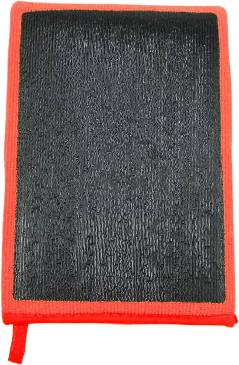 Clay Bar Mitt - Autowashandschoen Herbruikbaar - Auto Reinigen - Textured Detail Design - 1 Stuk - Rood