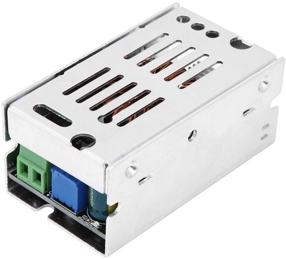 SnelShoppen - Instelbare DC-DC Verlaagmodule 10-90VDC naar 2-60VDC, Hoge Efficiëntie, Compact 70x38x31mm, Auto Voedingsmodules, Voltage Stroom Module
