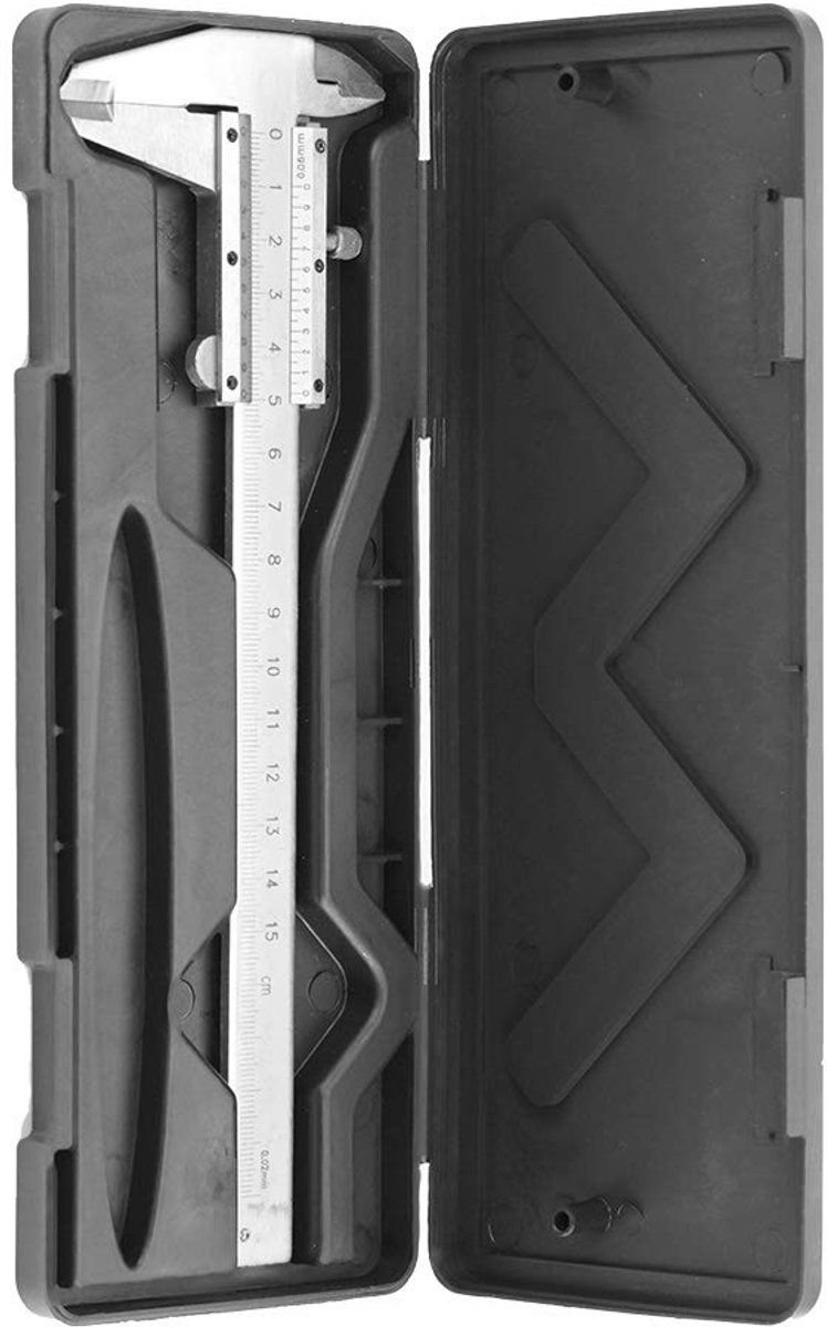 SnelShoppen - Caliper 0-150mm, Nonius, Micrometer Meetinstrument, Carbon Staal, Precisie, Handgereedschap voor Lengte, Diepte, Dikte, Binnen- en Buite