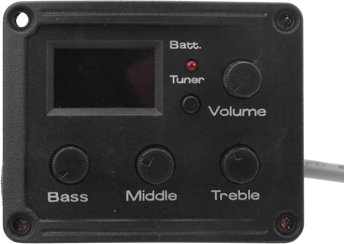 SnelShoppen - Ukulele Pickup Systeem met 3-Band EQ Equalizer en LCD Display - Eenvoudig Te Installeren Voor Verbeterde Geluidskwaliteit - Perfect Voor