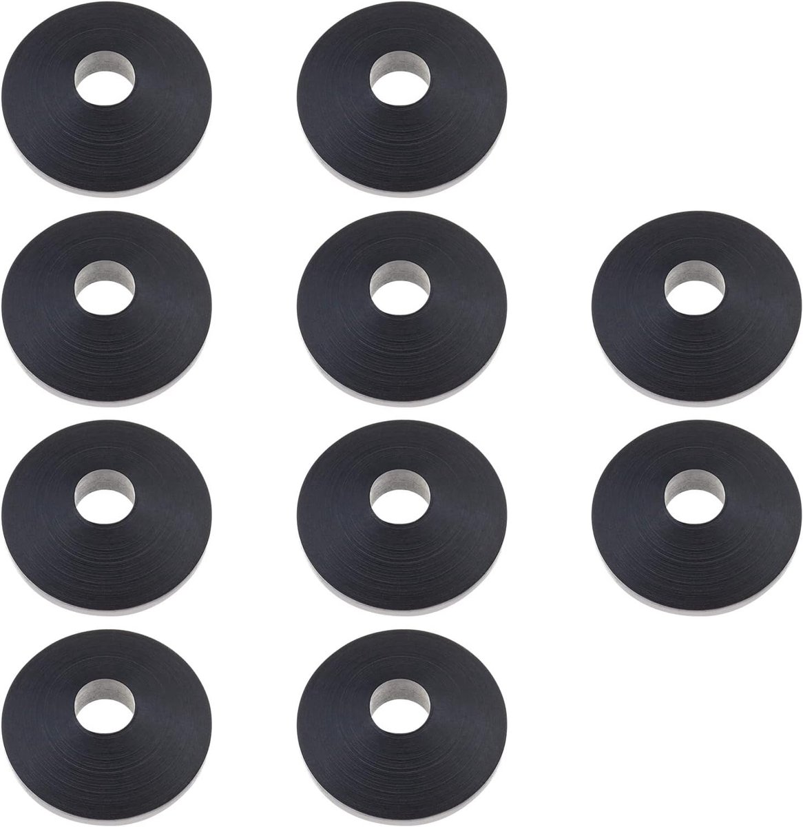 SnelShoppen - 10-delige Toiletbril Hinge Vervangingsrubber - 27mm Universele Wasmachine voor Losse Toiletten - Duurzaam en Sterk Materiaal voor Langdu