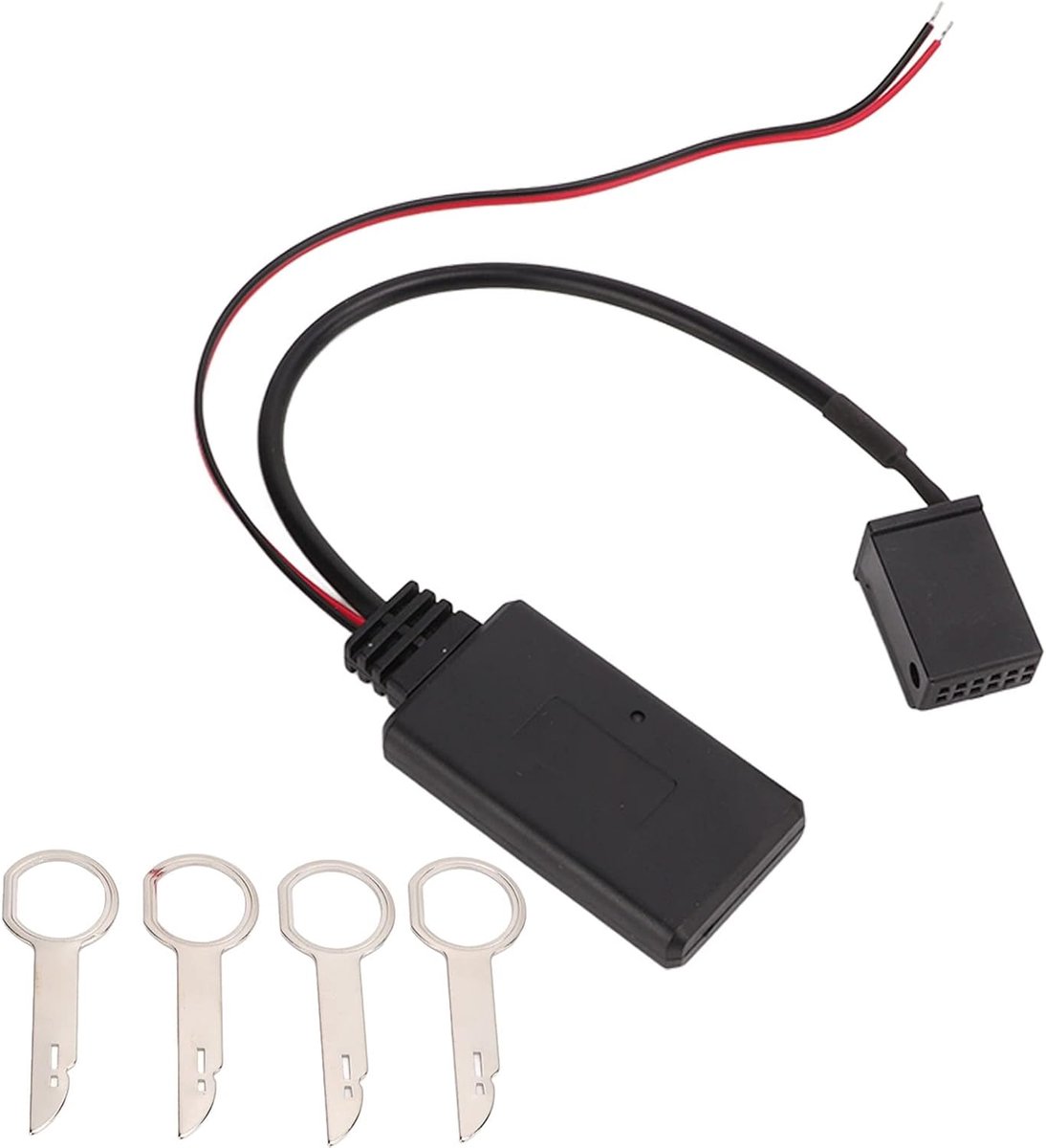 SnelShoppen - Car Module Radio Stereo AUX Kabel Adapter voor Mondeo MK3 Focus 2 MK2 - Hoogwaardige ABS - Lange Levensduur - Muziek Audio Adapter