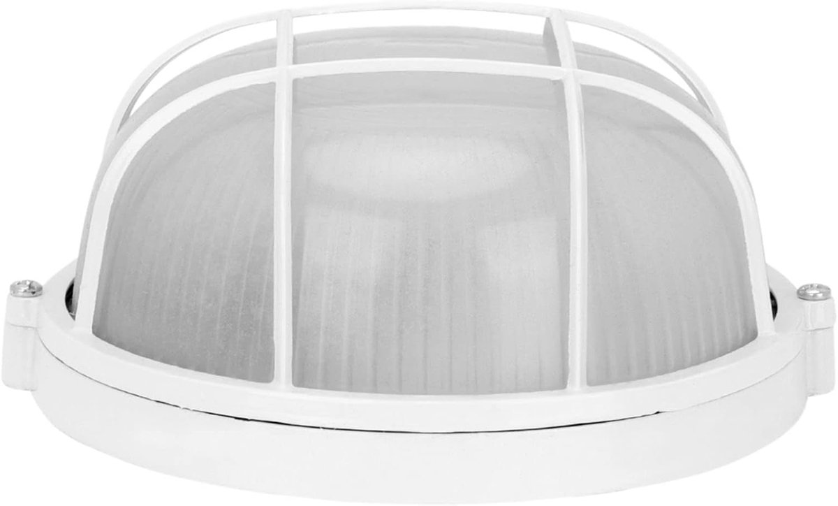 SnelShoppen - Explosion-proof Sauna Lamp - Vochtbestendige Ronde Sauna Verlichting voor E27 Fitting - Hoge Temperatuur Bestendig - Stijlvolle Glazen e