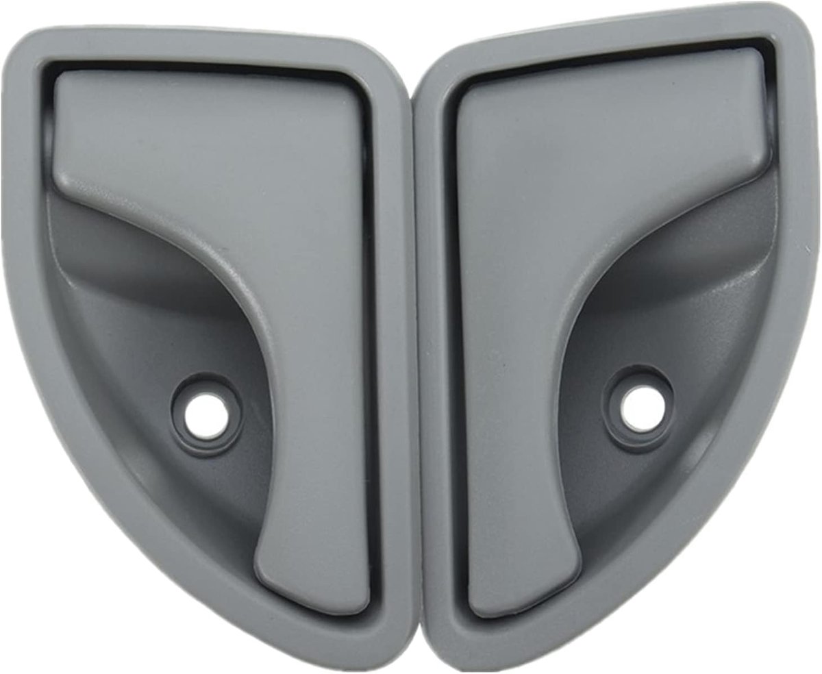 SnelShoppen - Deurgreep voor binnen links en rechts geschikt voor Renault Kangoo I 1997-2007 Twingo I 1993-2007 type A grijs - 11,5 cm plastic