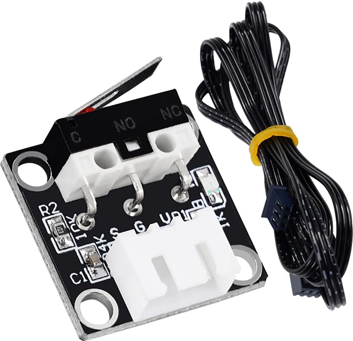 SnelShoppen - 5PCS 3D Printer Beperking Schakelaar Eind Stops Mechanische Schakelmodule met 3 Pins en 1M Kabel voor Ender 3/Pro/V2/5/CR-10 Series