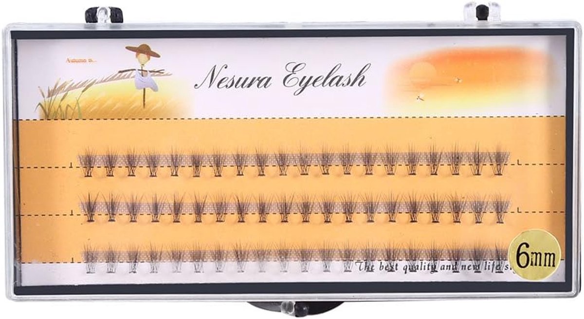SnelShoppen - 60 Stuks Wimperextensions Volume 3D Fans Natuurlijke Valse Wimpers 9-12mm Ideaal voor Professionele Wimperverlenging