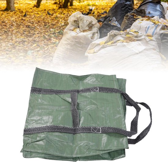 Stevige Tuinbladzak - Afvalzak Tuin - Tuinafval Verzamelen - Verbeterde Handgrepen - 68x68x70cm - Groen — afbeelding 5