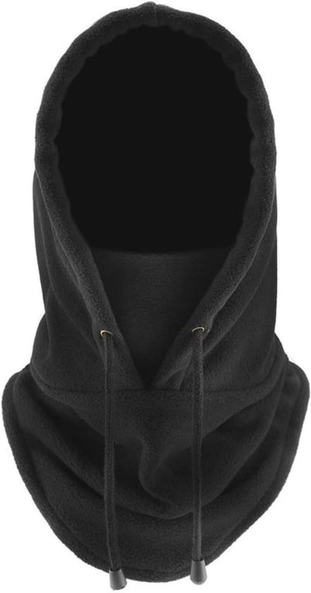 Multifunctionele balaclava voor de winter, winddicht en warm, ideaal voor motorfiets, fietsen en wandelen, unisex, zwart, 40