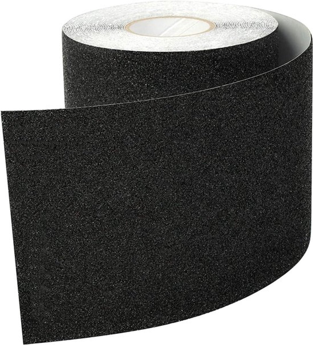 Anti-slip Veiligheidstape voor Binnen en Buiten, Hoge Grip en Sterke Hechting (10m×10cm, Zwart) - Ideaal voor Trappen, Vloeren en Sportactiviteiten