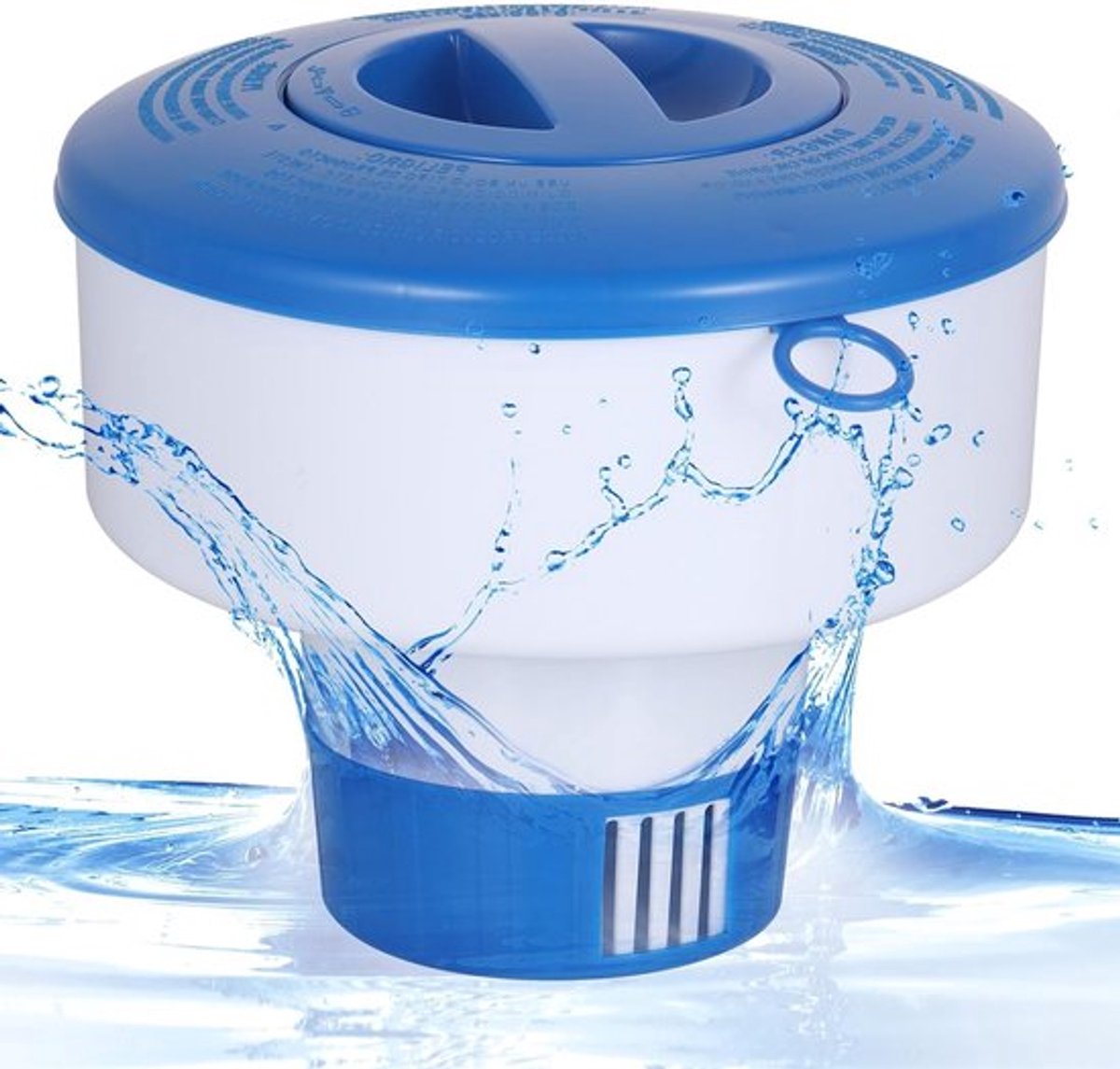 Doseringsfloat voor zwembaden - Grote 18 cm Chloordrijver, drijvende chloordispenser en brominetabletten voor zwembadonderhoud en spa's