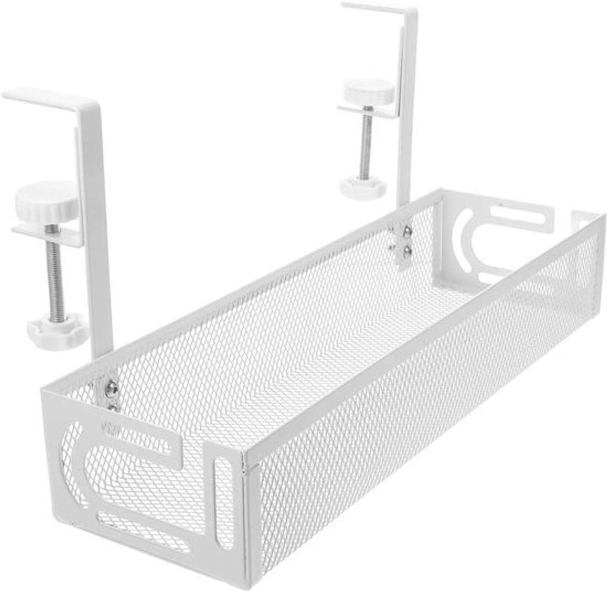 Kabelgoot voor onder het bureau, kabelbeheer en organisatie, kabelmand voor een opgeruimde werkplek, bureau-accessoires voor thuis en op kantoor