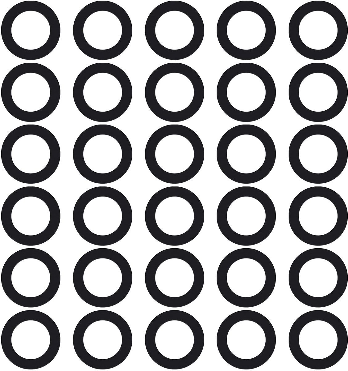 SnelShoppen - 30 Stuks Afvoertap Sealing Gasket voor Onderunit, Ring Afvoertap Gear Lube, 1.2cm Diameter, Geschikt voor Marine Omgevingen