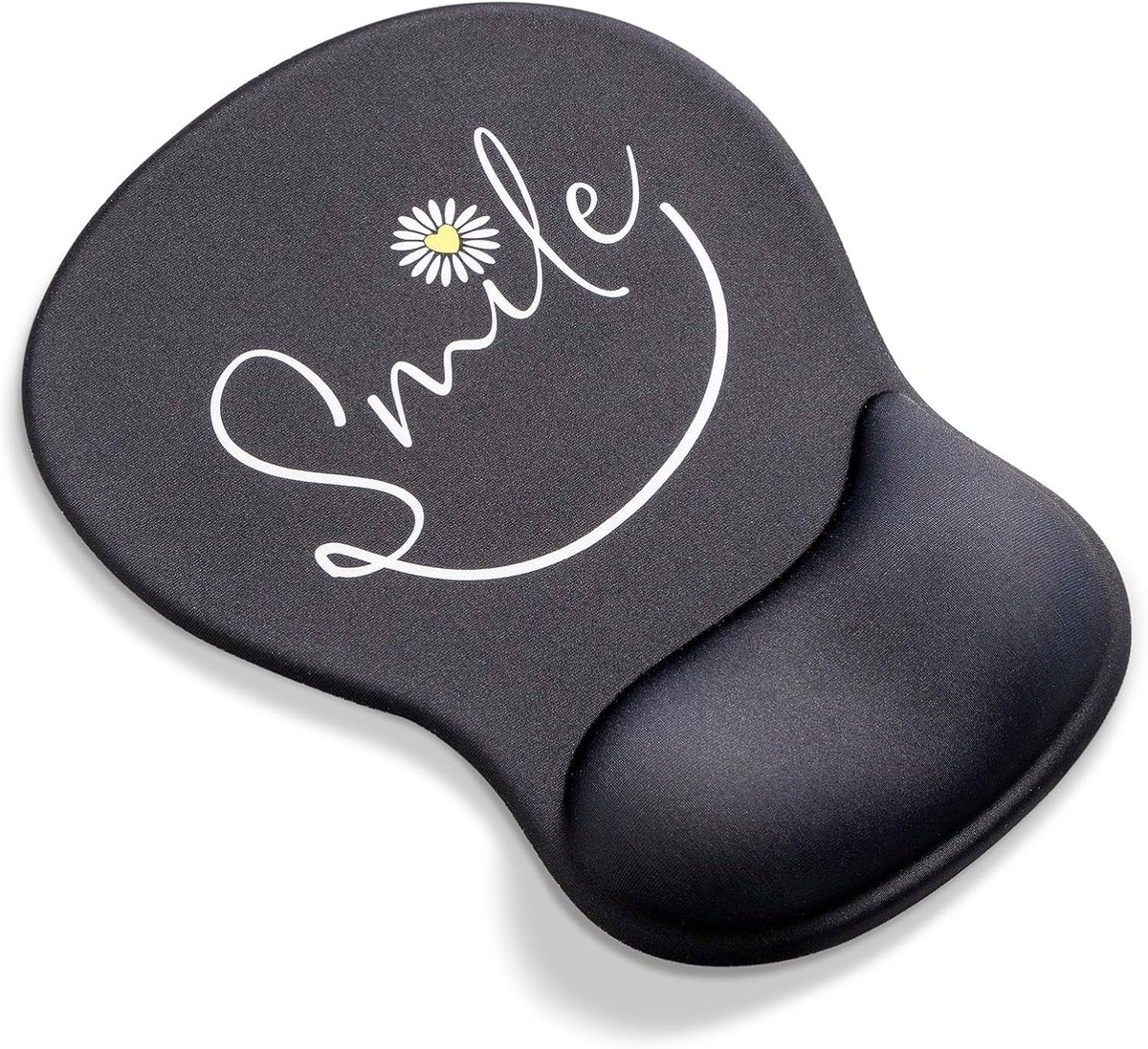 SnelShoppen - Ergonomische Muismat met Gel Handsteun, Polssteun en Antislip Basis - Decoratief Motief voor Thuis en Kantoor - Comfortabel voor Langdur