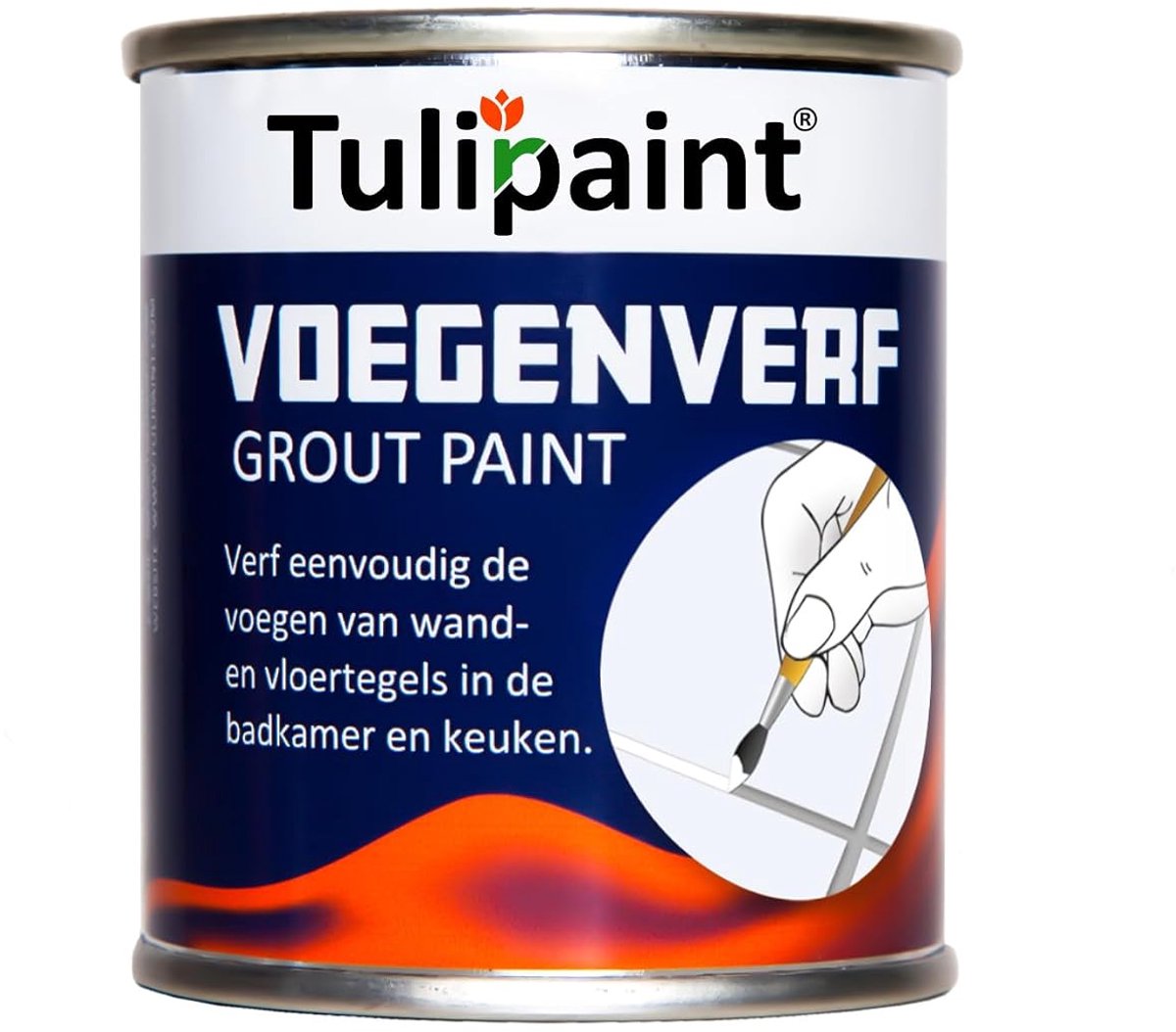 SnelShoppen - Tulipaint Voegenverf Wit - 100% Nederlands, Waterdicht, Vlekbestendig, Permanent, Perfecte Dekking voor Keuken en Badkamer