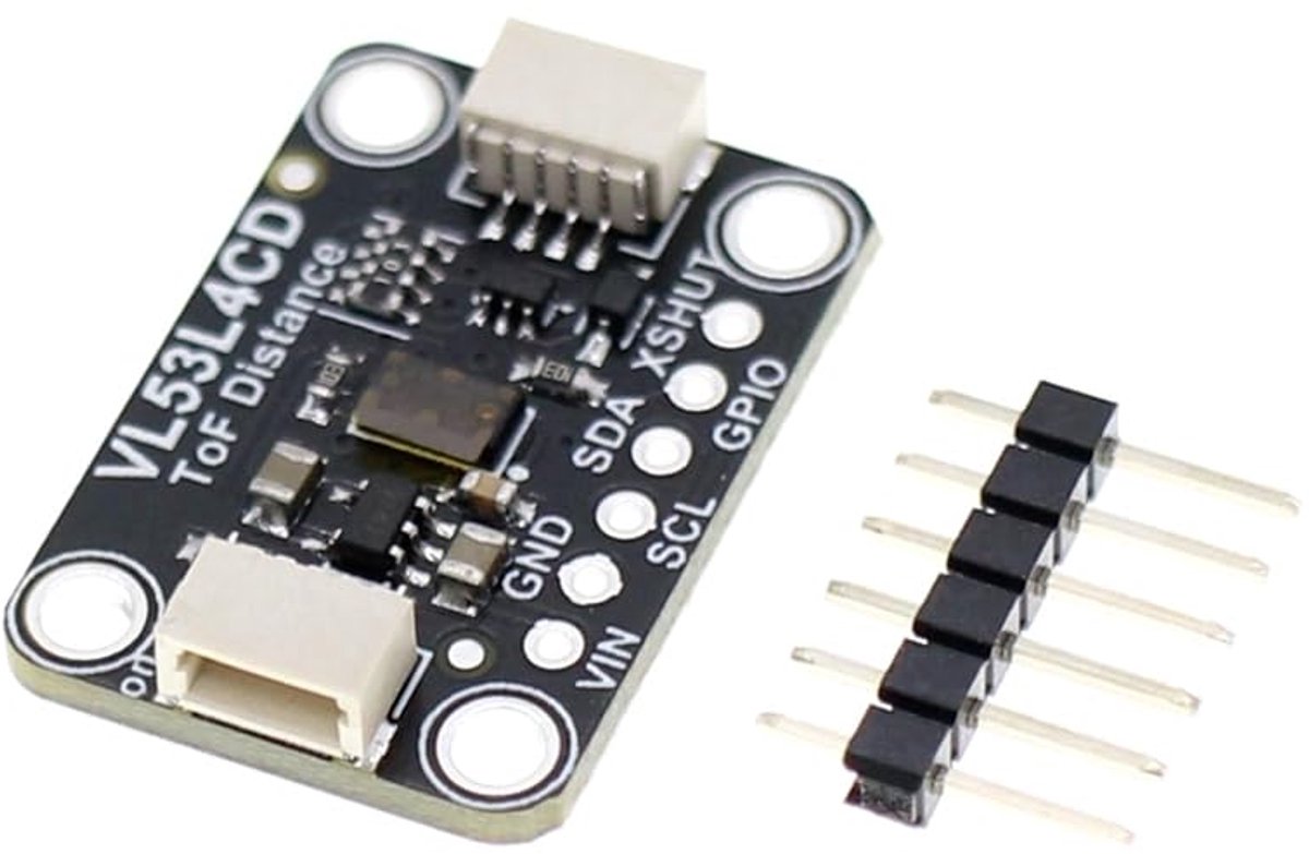 SnelShoppen - Tijd Vlucht Afstand Meting Module, DC 2.7V-5V, 0 tot 1.3M ToF Afstandssensor, Compact, Voor Precisie Metingen, Elektronica, Hobbyproject