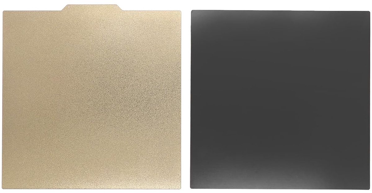 SnelShoppen - PEI PEO 3D Printer Bouwplaat 280 x 280 mm, Dubbelzijdige PEO PEI Bladen, Sterke Hechting voor Ender 7 en Qidi X Plus 3D Printer, Geschik