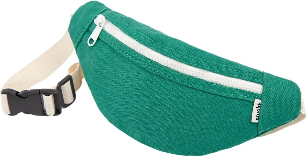 SnelShoppen - Kinderrugzak Fanny Pack, Schattige Kinderen Bumbag Heuptas, Verstelbare Taille Tas, Crossbody Tas voor Peuters Jongens Meisjes, Canvas G