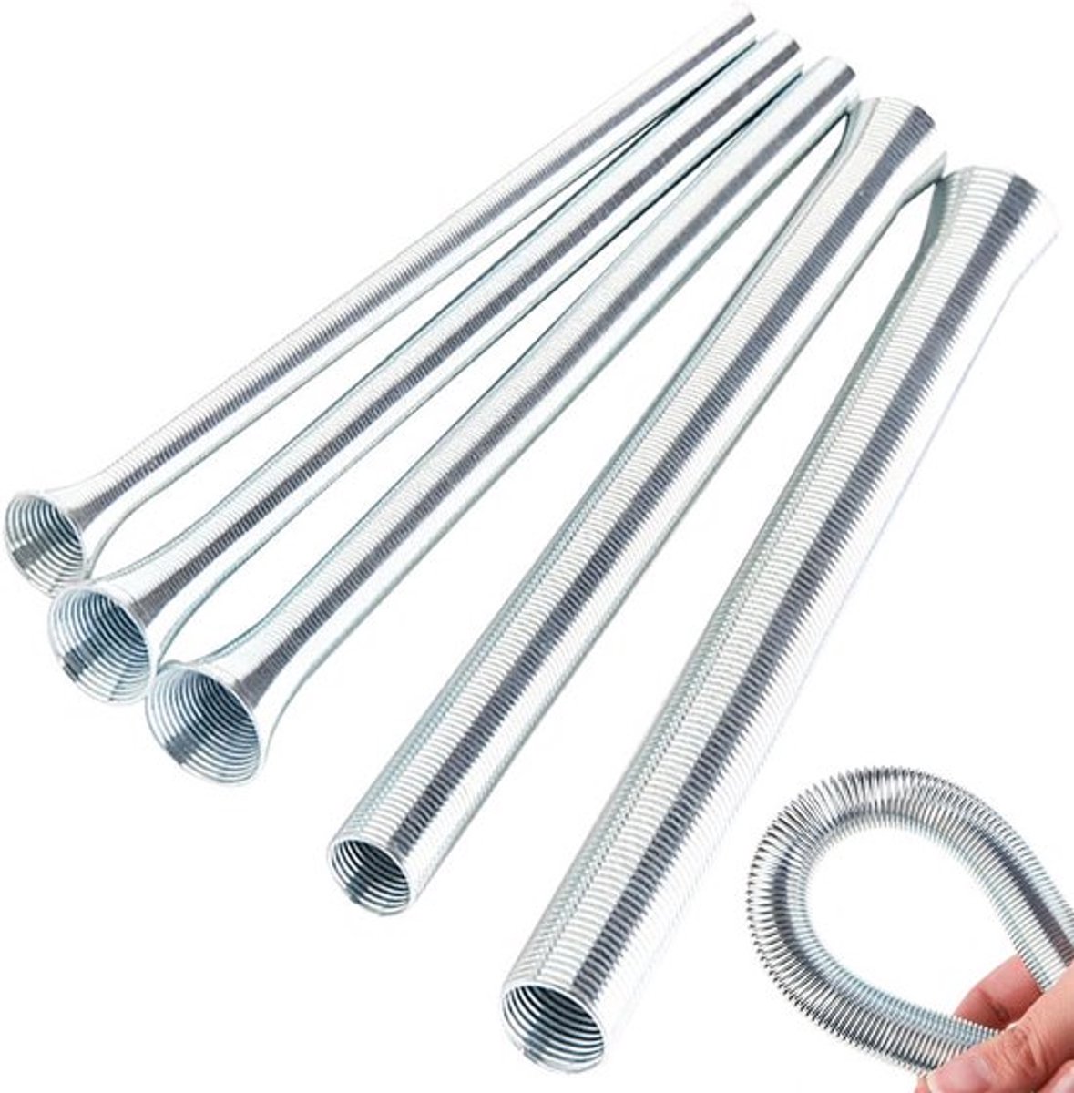 Set van 5 Buigveren voor Handmatige Buigmachines, Ideaal voor Dunwandige Koper, Aluminium en Staalbuizen