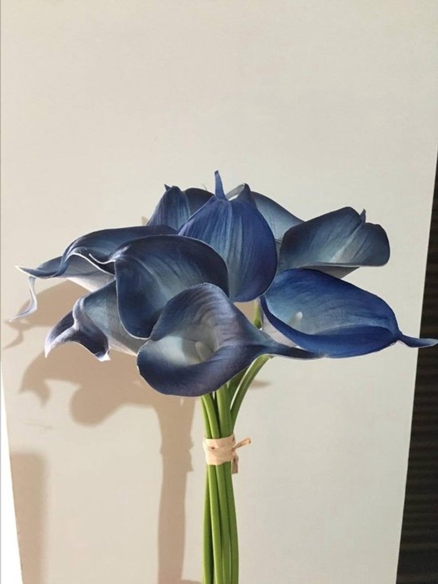 Kunstmatige Calla Lelies 14 Inch, 12 Stuks PU Bloemen, Perfect voor Bruidsboeket, Binnen- en Buitendecoratie, Huis en Kantoor Versiering