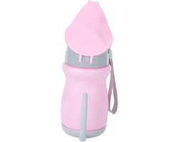 Draagbaar Urinoir - Reispotje Kinderpotje - Kinderen Zindelijk Maken - Opvouwbaar Ontwerp - 21.5 x 13 x 7.5 cm - Roze