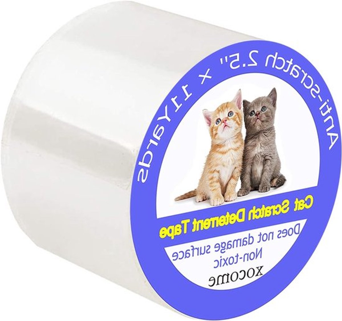 Zelfklevende Transparante Krabmat voor Meubels, Deur en Tafel - 2,5 x 11 m, Bescherming tegen Krabben