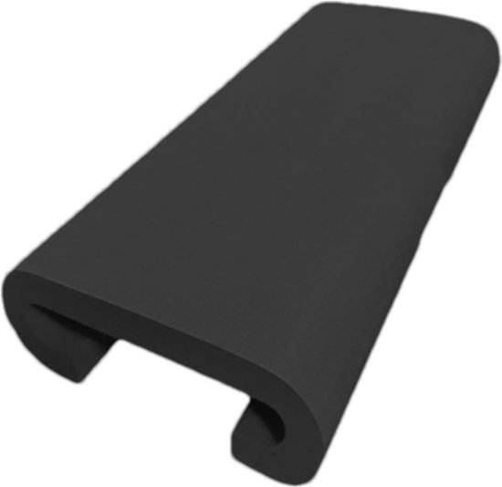 Boot Zitkussen - Comfort Kussen - Watersport Training - Schokdempend U-ontwerp - 32 x 15 cm - Zwart — afbeelding 4