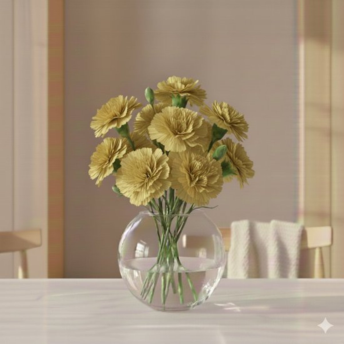 Mosterdbruine Dianthus of Anjers | Lengte 70 centimeter | Dianthus Mustard | Per 20 verse bloemen