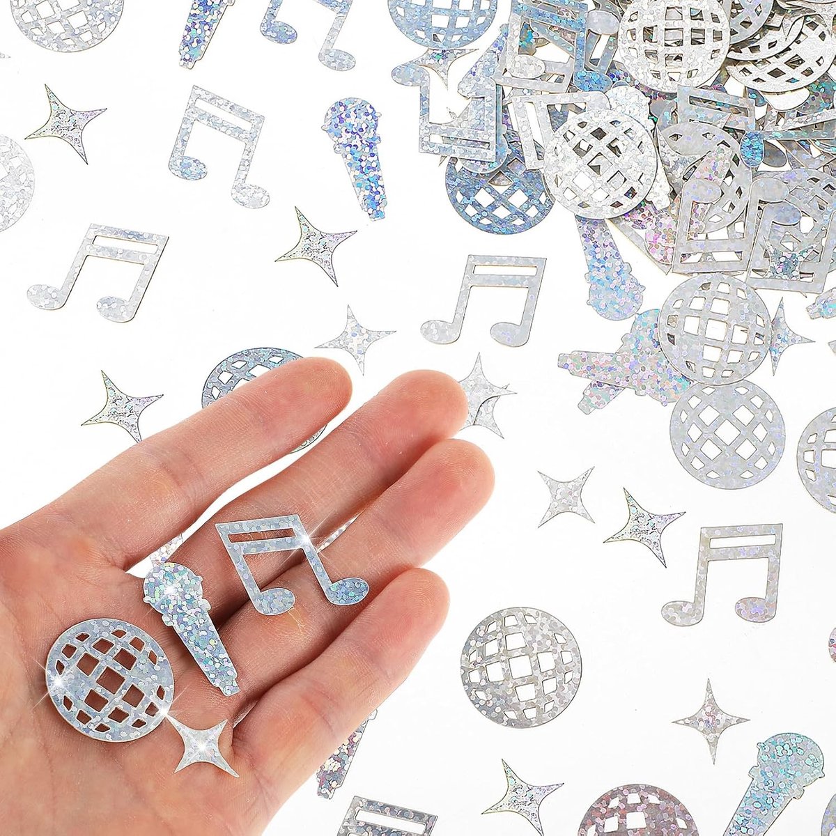 Disco Confetti - Multicolor - 240 stuks - Glitter Folie Confetti voor Feestdecoratie - Voor Verjaardagen en Feesten