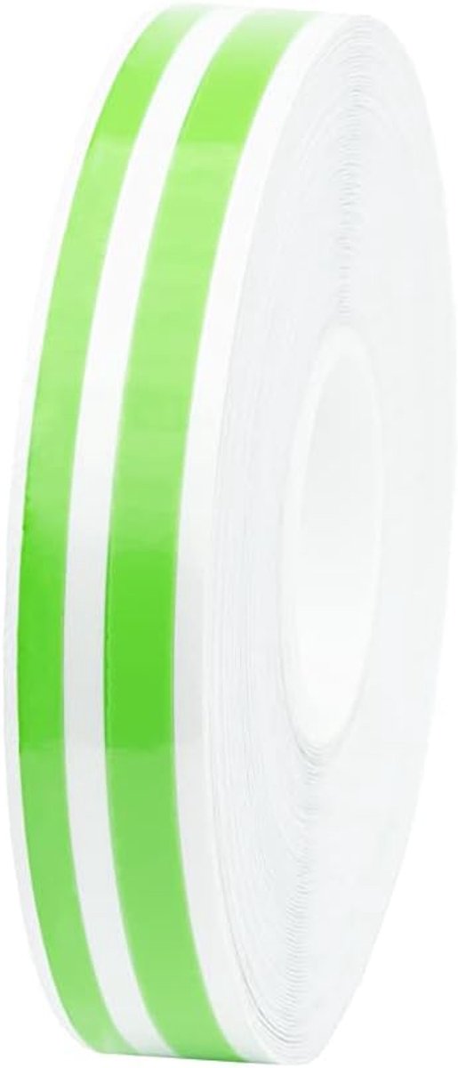 Sierstrip 10 m - lichtgroen - glans - accentueer je voertuig of knutselproject - Vemera