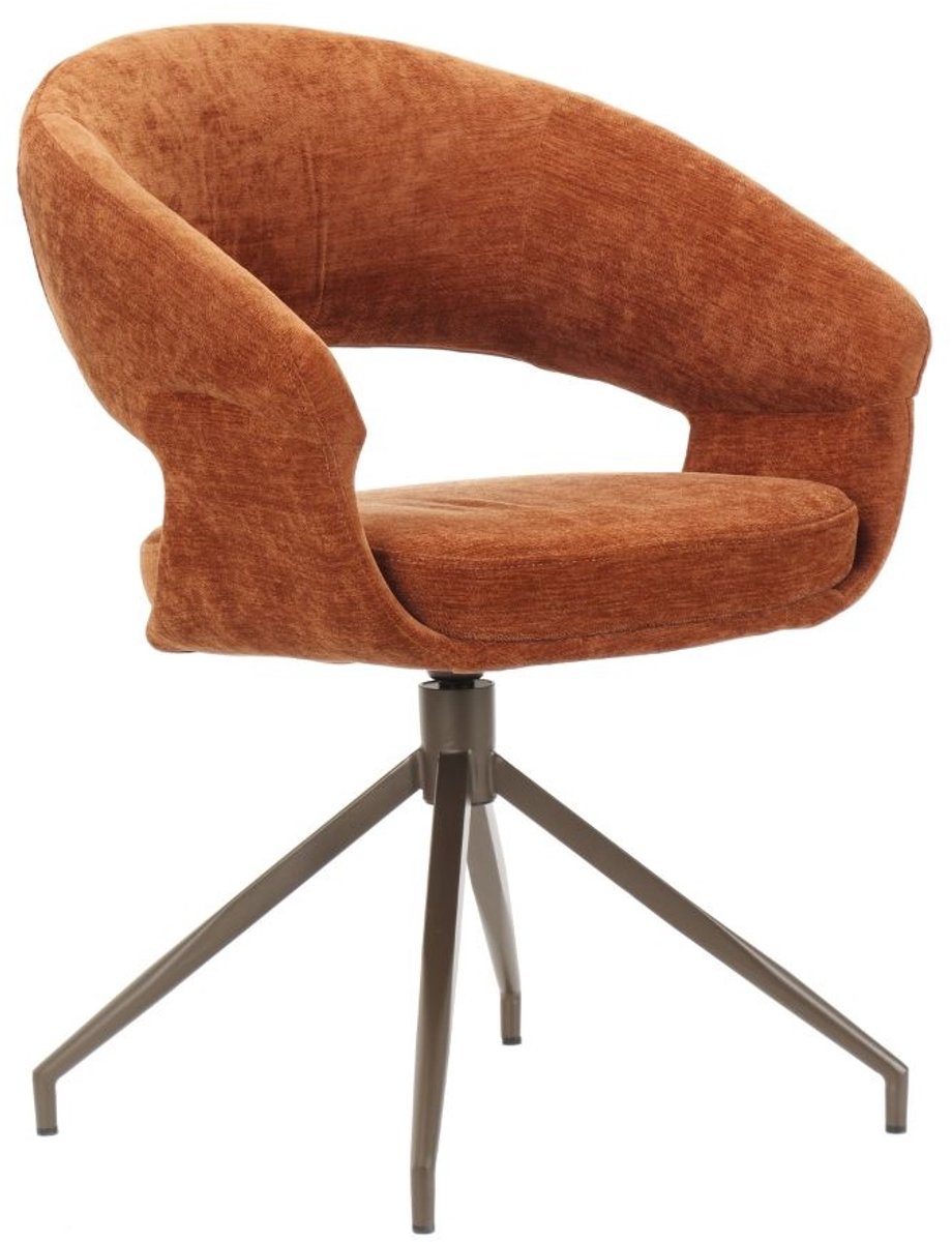 Bronx71® Eetkamerstoel Suzie velvet okergeel - stoel
