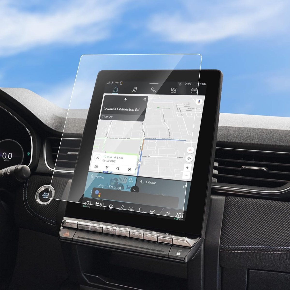 Beschermfolie voor Renault Captur 2024 2025 - OpenR Link GPS - Set van 2, Perfecte Pasvorm en Duurzaam Materiaal
