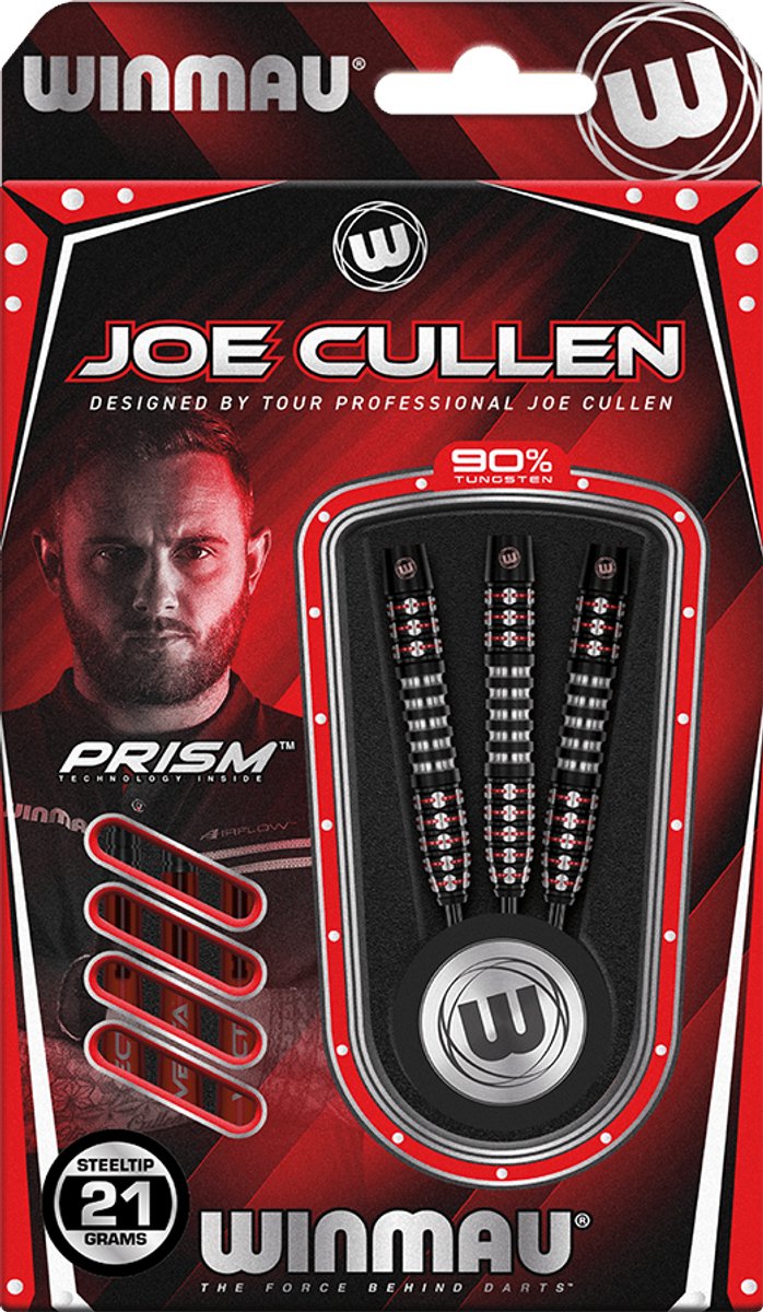 WINMAU - Joe Cullen Ignition Series: Steeltip Tungsten Dartpijlen Professioneel - 21g van Winmau — afbeelding 5