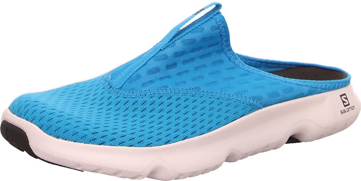 Salomon Reelax Slide 5.0 - Heren Herstel Slippers - Hawaiian Ocean / Zwart / Wit - Maat 40 2/3