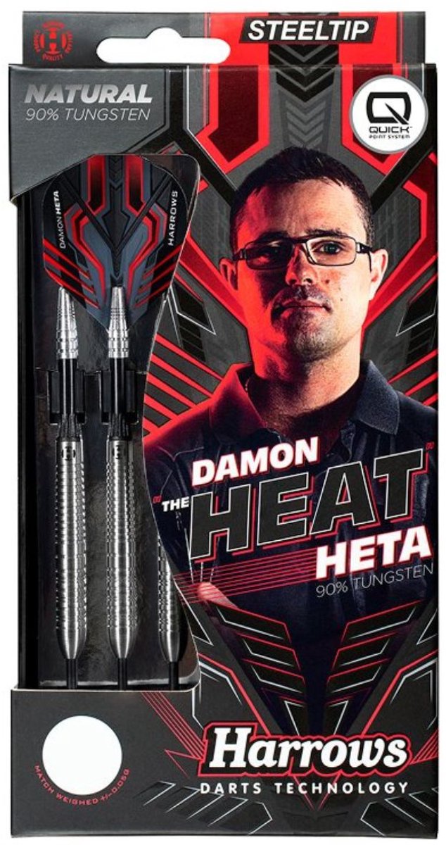 Harrows Damon Heta Natural Quick Point 90% - Dartpijlen van Merkloos — afbeelding 3